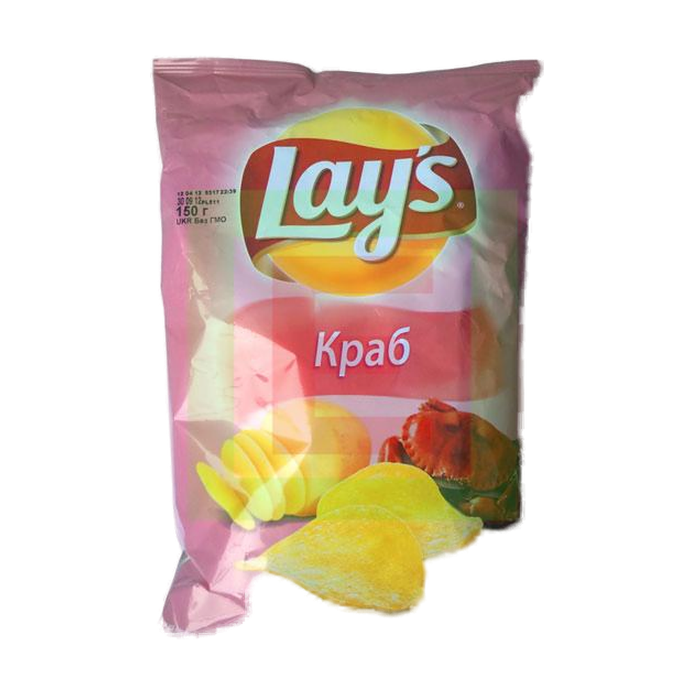 Lay’s Краб, 150 г — картофельные чипсы